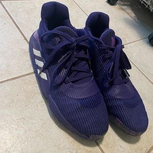 Purple Adidas Bounce Basketball Shoes Size 12
